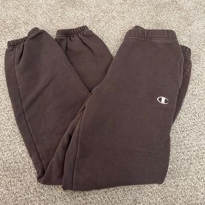 Champion Reverse Weave Brown Sweatpants